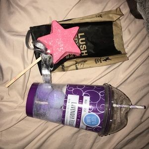 Lush wand & bath bombs